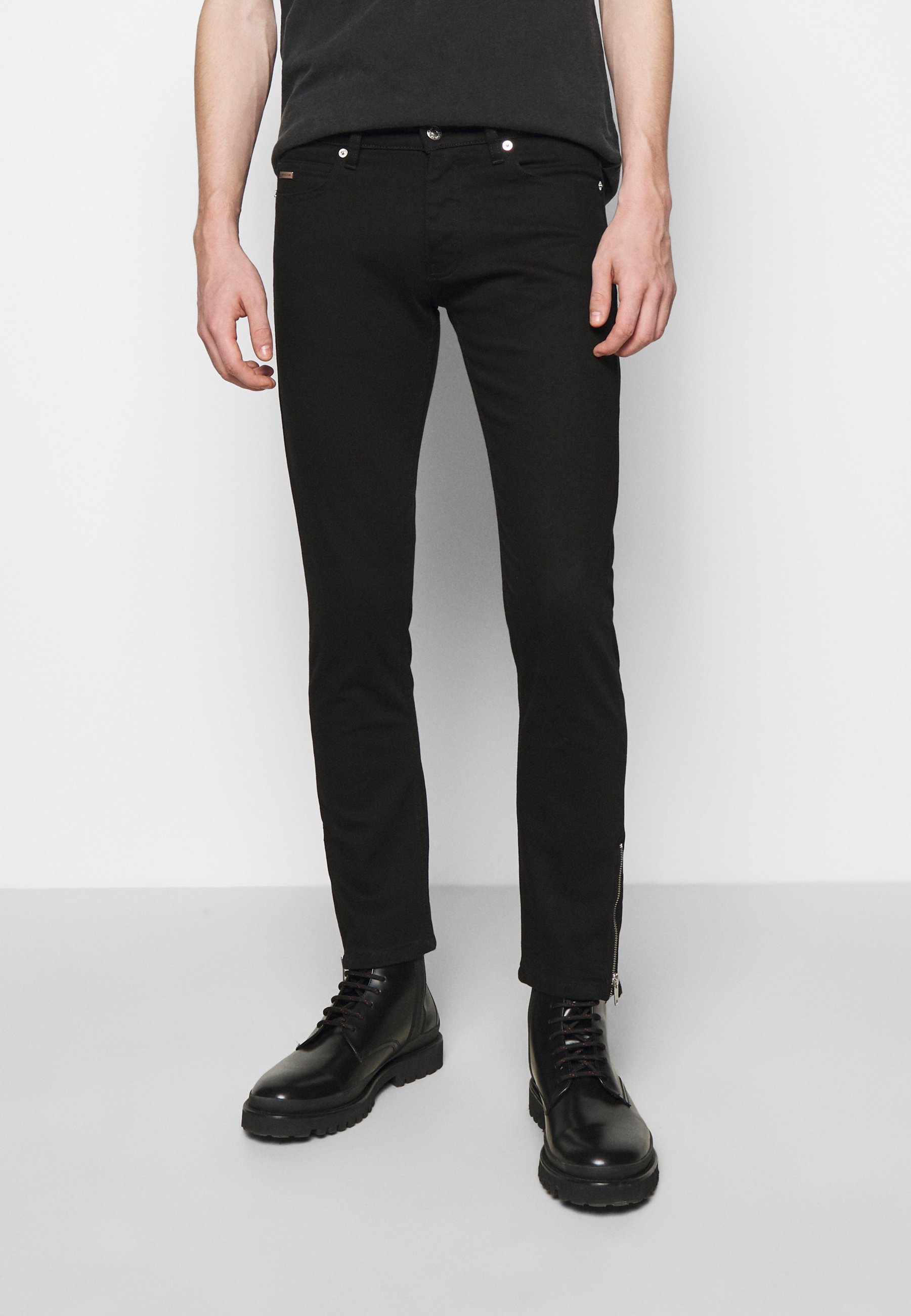 Kooples WASHED SLIM WITH ZIPPER DETAIL 