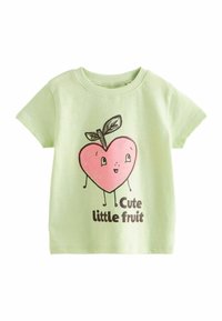 Next - SHORT SLEEVE - REGULAR FIT - T-shirt print - green fruit character Miniatuurafbeelding 1