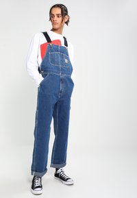 Carhartt WIP - BIB OVERALL NORCO - Kombinezoni - blue stone washed Minijatura 1