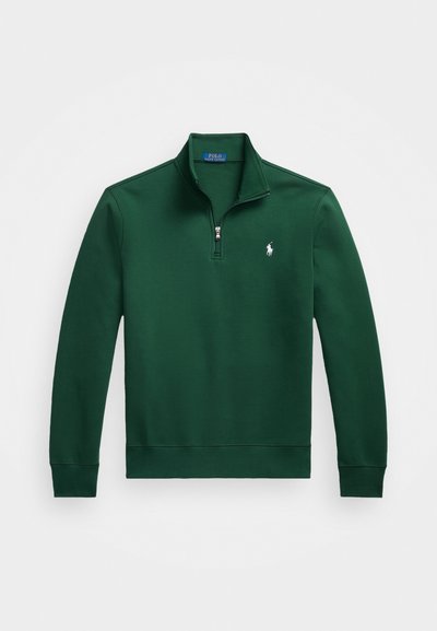 Polo Ralph Lauren DOUBLE KNIT QUARTER ZIP PULLOVER - Sweatshirt - vintage pine