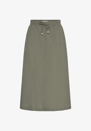 PULZ, PZCLEO - Falda acampanada - agave green