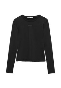 Langærmet T-shirt - black