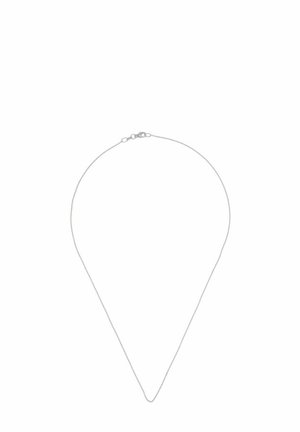 RUNDANKER 55CM - Halskette - weißgoldfarben