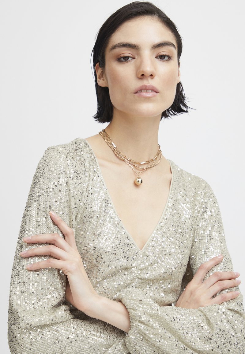 ichi sequin dress ICHI Ihfauca Dr  short dresses  shop at Booztlet