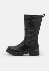 TOM TAILOR Botas con plataforma - black