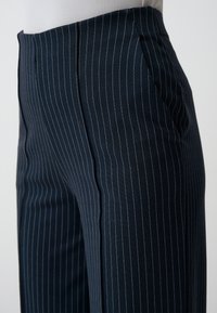 STRIPED WIDE-LEG  - Pantaloni - dark blue