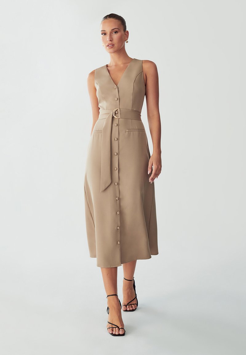 WILLA NEAPOLITAN DRESS - Robe de jour - taupe