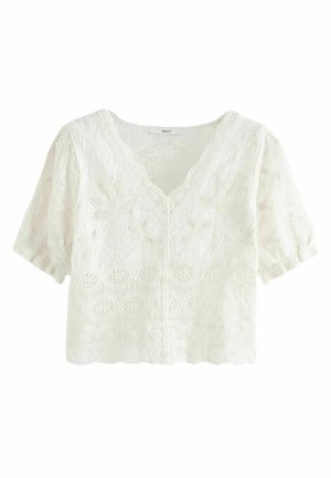 Next REGULAR FIT - Blůza - white