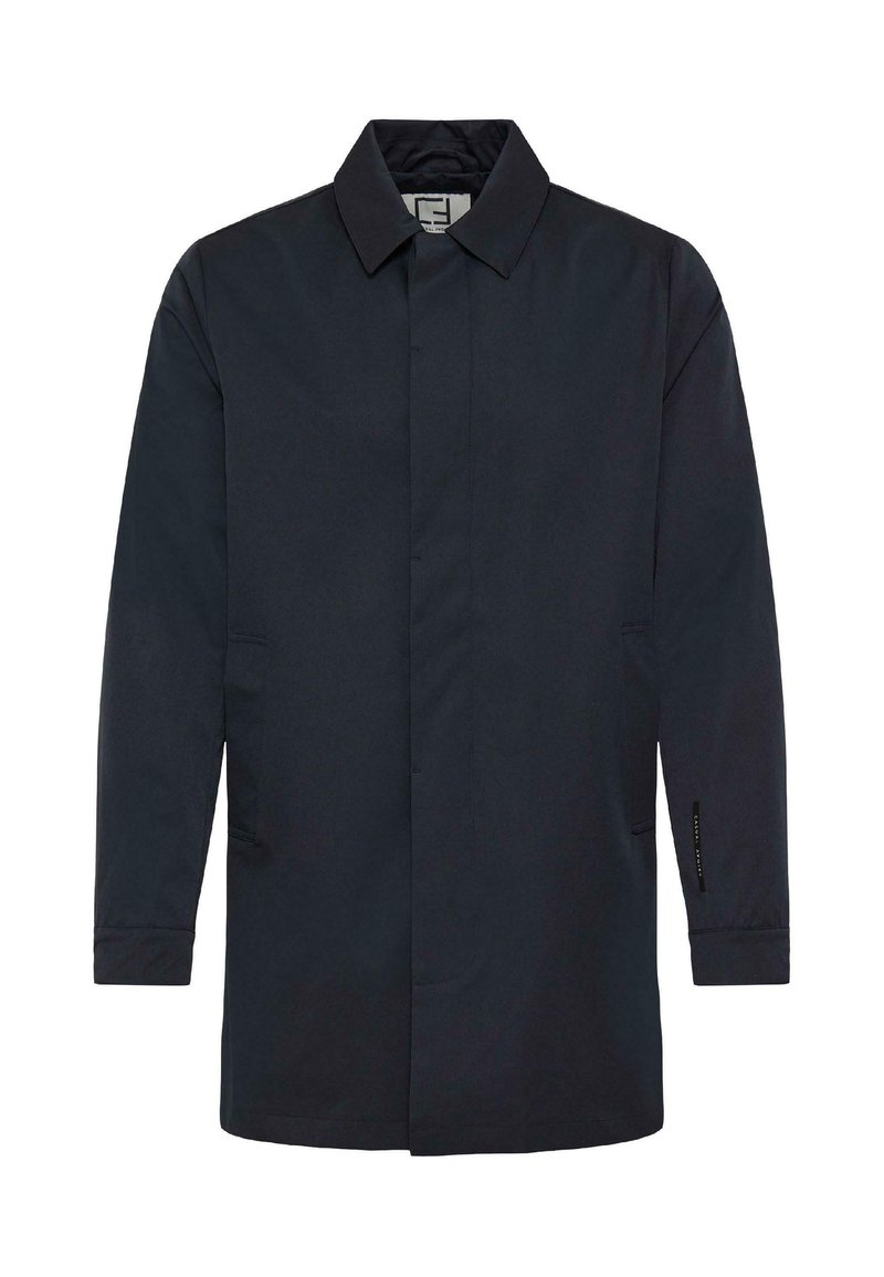 Camisa Casual De Cuello Solapa De Mezclilla Para Hombre