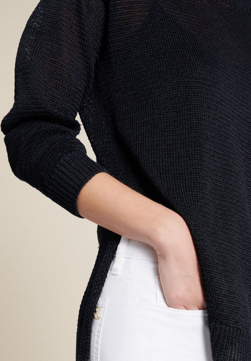 Damen Strickjacken | Luisa Spagnoli CASCATE Strickpullover blu/blau - KX81990 Damen Strickjacken | Luisa Spagnoli CASCATE Strickpullover blu/blau - KX81990