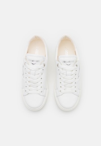 Zadig & Voltaire LA FLASH CHUNKY SMOOTH - Sportcipő - blanc
