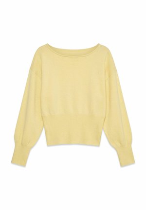 Vero Moda, KNITTED PULLOVER VMRAYE KNITTED PULLOVER - Striktrøje - pastel yellow