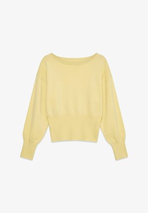 Vero Moda, KNITTED PULLOVER VMRAYE KNITTED PULLOVER - Striktrøje - pastel yellow