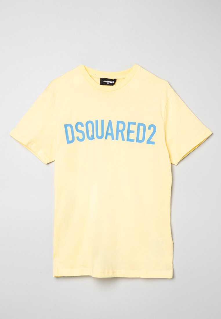 Dsquared2 T-shirt print geel