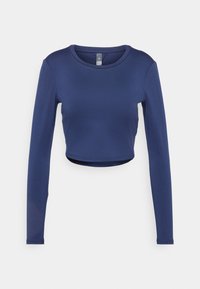 ONPCALZ CROP TRAIN BRA TOP - Topper langermet - maritime blue