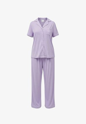 Loungeable, TRADITIONAL SHORT SLEEVE LONG SET SUPER SOFT - Pyjama - lilac