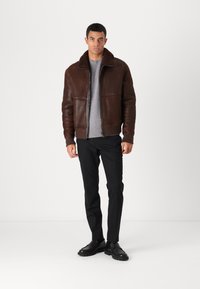 Belstaff TRACE JACKET - Nahkjakk - teak brown