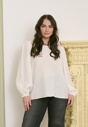 Kaffe Curve Camicetta - chalk