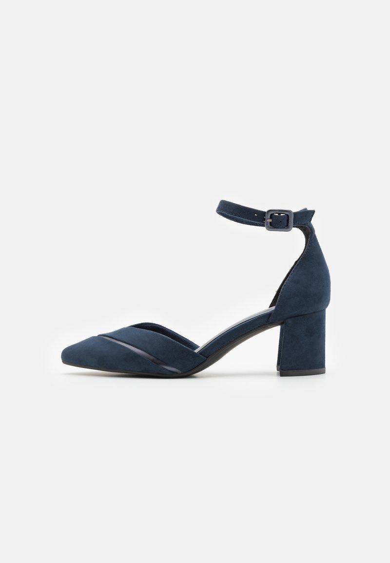 marco tozzi navy shoes