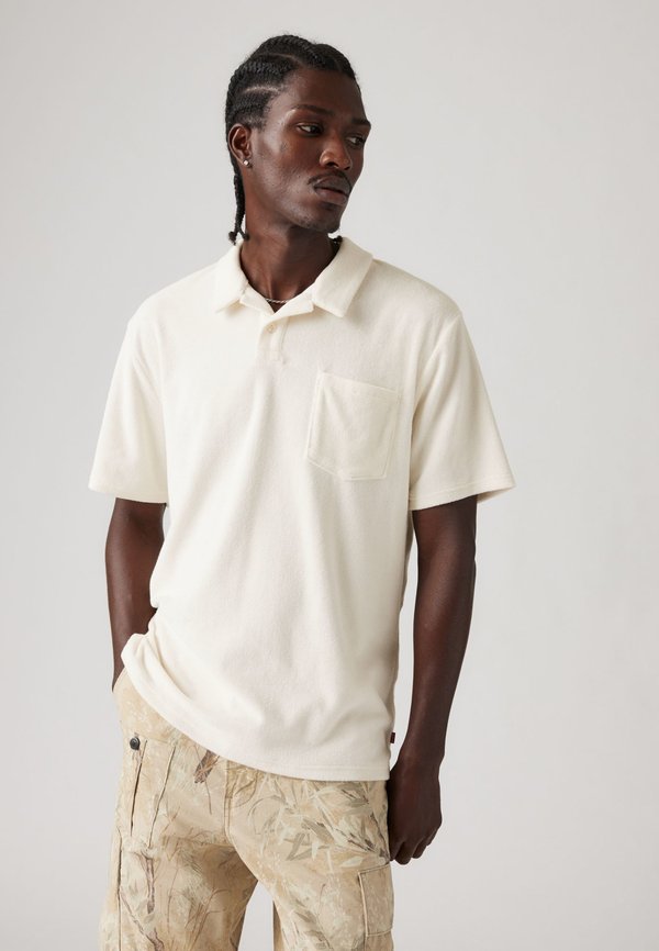 POCKET - Polo shirt - egret
