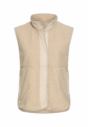 camel active, TEDDYWESTE MIT STEHKRAGEN - Weste - oak