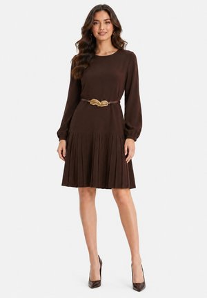 Elara, ELARA KLEID MIDIKLEID - Freizeitkleid - braun