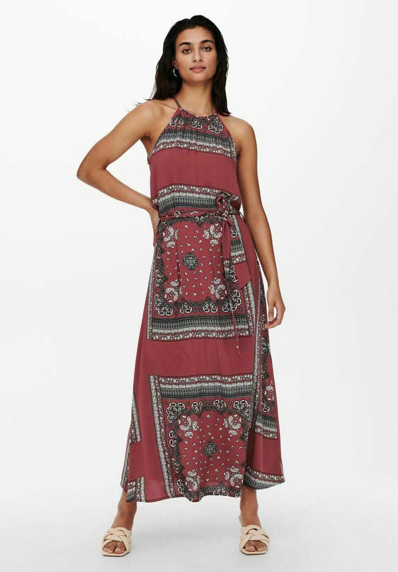 robe longue only rouge