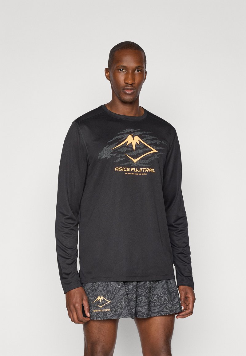ASICS FUJITRAIL LOGO TOP - Maglietta a manica lunga - performance black