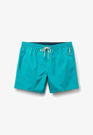 IUMAN Intimissimi, REVERSIBLE WITH DOLPHIN PRINT - Badeshorts - green