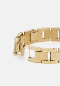 Guess FLAT CHAIN UNISEX - Zapestnica - yellow gold-coloured/black