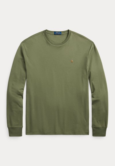 Polo Ralph Lauren CUSTOM SLIM FIT SOFT COTTON T-SHIRT - Μπλούζα με μακριά μανίκια - garden trail