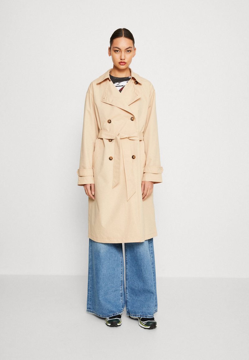 Vero Moda VMPERNILLEMIE LONG COAT Trenchcoat irish cream/beige