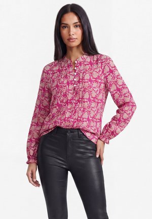 faina, Bluse - pink white
