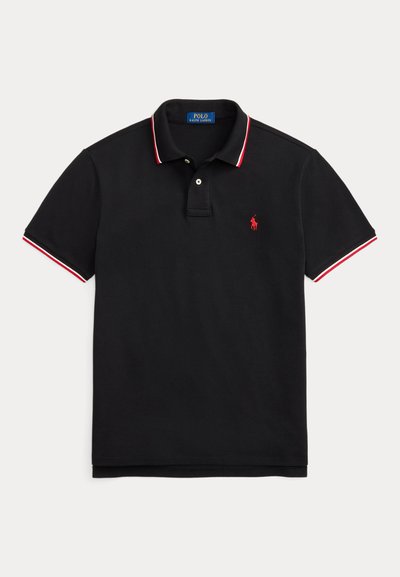 Polo Ralph Lauren CUSTOM SLIM FIT MESH POLO SHIRT - Polo majica - black