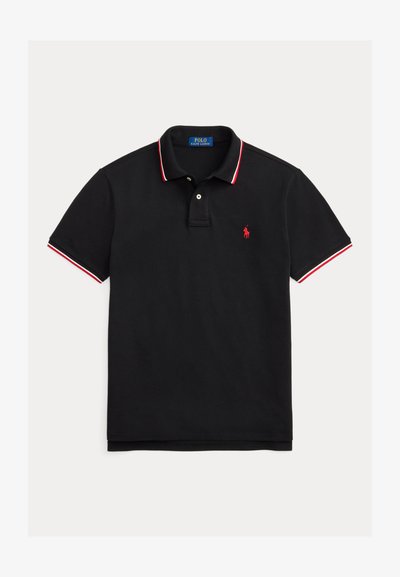 Polo Ralph Lauren CUSTOM SLIM FIT MESH POLO SHIRT - Polo majica - black