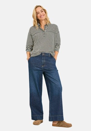 REGULAR FIT - STRIPE  - Polo shirt - navy