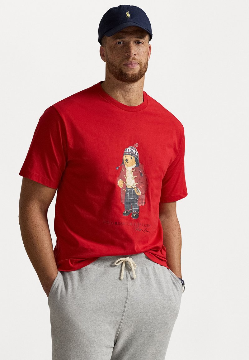 Polo Ralph Lauren Big & Tall POLO BEAR JERSEY T-SHIRT - Tricou cu imprimeu - red