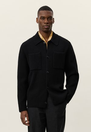 Les Deux, COTTON MILANO OVERSHIRT - Риза - black