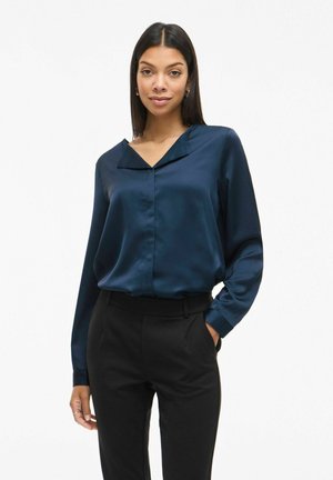 VIELLETTE V-NECK - Blouse - navy blazer
