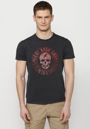 Carisma Herren T-Shirt mit großen Print für selbstbewusste Männer/Boys