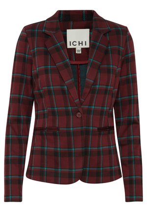 ICHI IHKATE CHECKO - Blazer - port royale checko jaquard