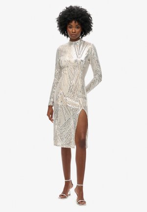 Superdry & Co Robe de soirée - silver sequin