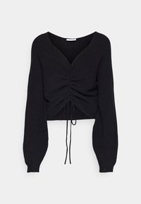 VILA Strickpullover - black