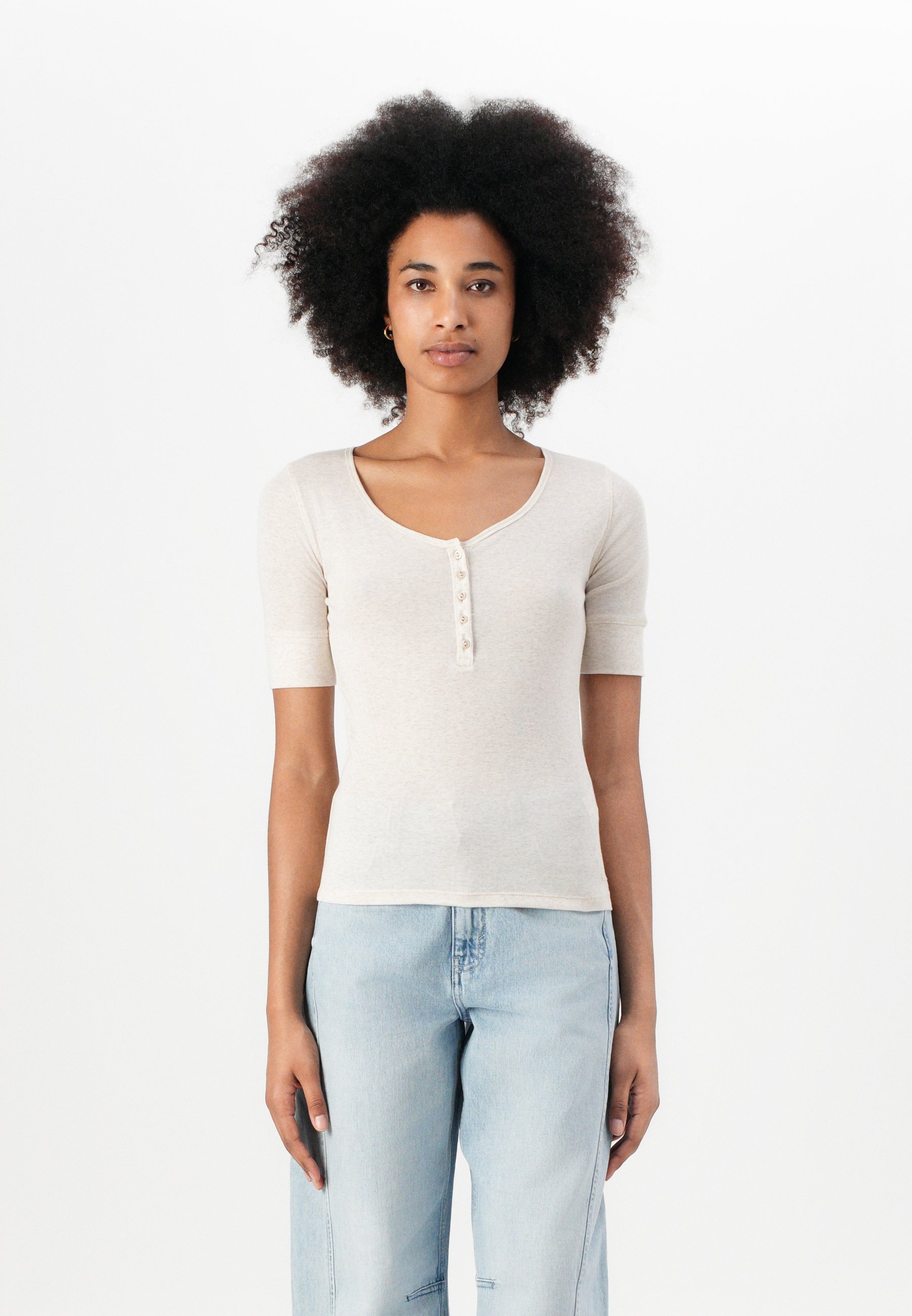 売れ筋商品|||ボス Tシャツ レディース トップス ESPEN - Print T-shirt - open white ボス Tシャツ レディース トップス ESPEN - Print T-shirt