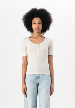 ESPEN - Print T-shirt - open white