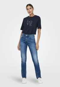 JDY PENNY  - T-shirt print - black iris