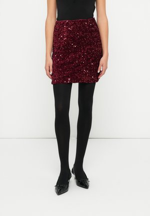 VIBELIEVE SHORT SEQUINS SKIRT - Minisukňa - winetasting
