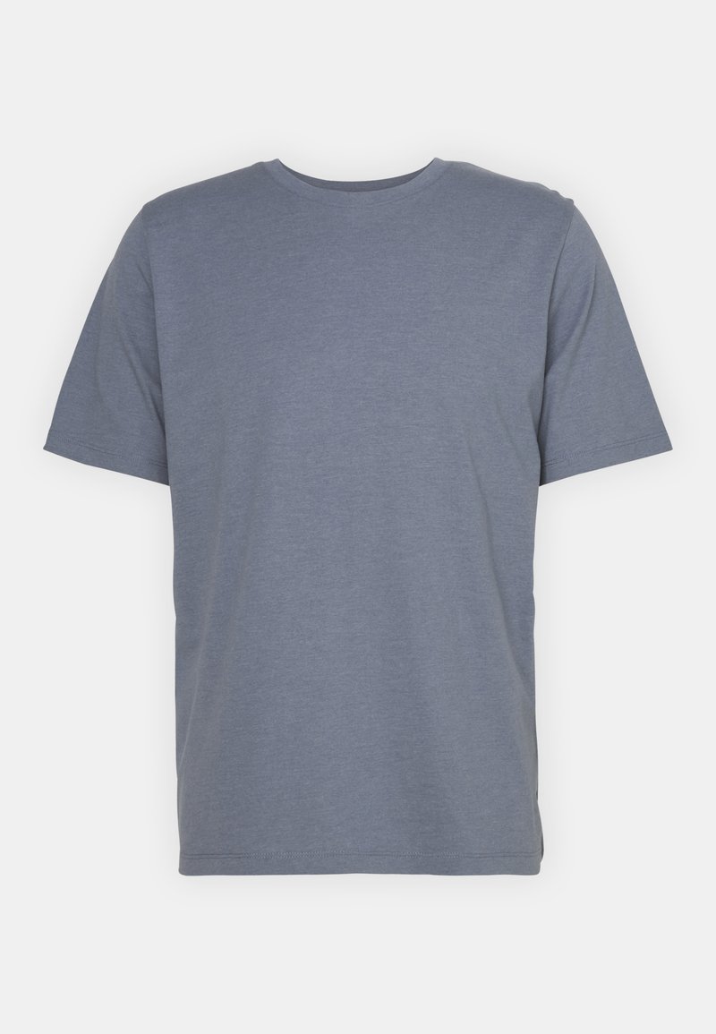 jack & jones T-shirt basic blauw gemêleerd jack & jones T-shirt basic blauw gemêleerd