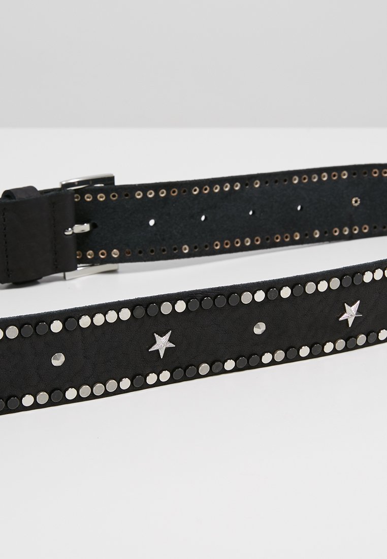 Zadig & Voltaire Black Leather Belt with Star Accents Zadig&Voltaire Studded Belt | Black | FARFETCH main image 4