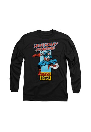 CORNER BOX LEGENDARY CAPTAIN AMERICA GRANDAD - Long sleeved top - black